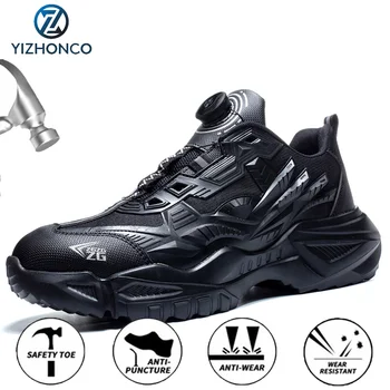 2023 Novo Design Outono Sapatos De Segurança Sapato Para Homens De Aço Do Dedo Do Pé De Trabalhar Tênis Indestrutível Sapatos De Desporto Zapatos De Seguridad Hombre