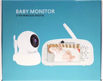 5 Polegadas LCD sem Fio de 2,4 Ghz de Dois Interfone Monitor do Bebê de Visão Noturna Bebê Câmara