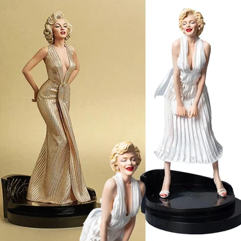 Marilyn Monroe Figura de Ação do Novo 1/4 De Uma Das Maiores Atrizes de Caracteres Estátua Modelo Sexy Brinquedos Decoração Boneca 40cm