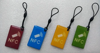 Waterproof Etiquetas NFC/lable NFC213 de 13,56 mhz NFC 144bytes Cristal de Gotejamento Goma Card para Todos os NFC do telefone ,min:5pcs