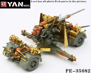 Yan Modelo PE-35082 1/35 Super Canhão de 88mm