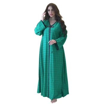 árabe muçulmano robe vestido abayas para as mulheres dubai 2022 moda casual femme kaftan islã roupas